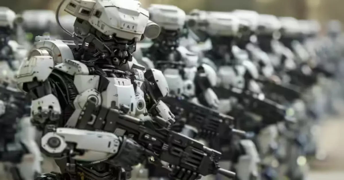 AI मिलिट्री रोबोट